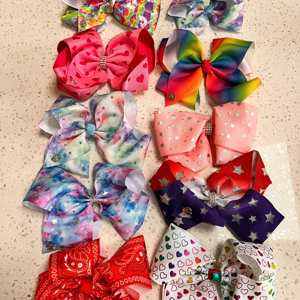 Jojo Siwa Authentic Bow Lot (10)